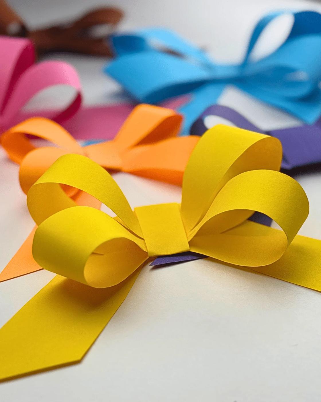 Paper Bow — diy paper ribbon