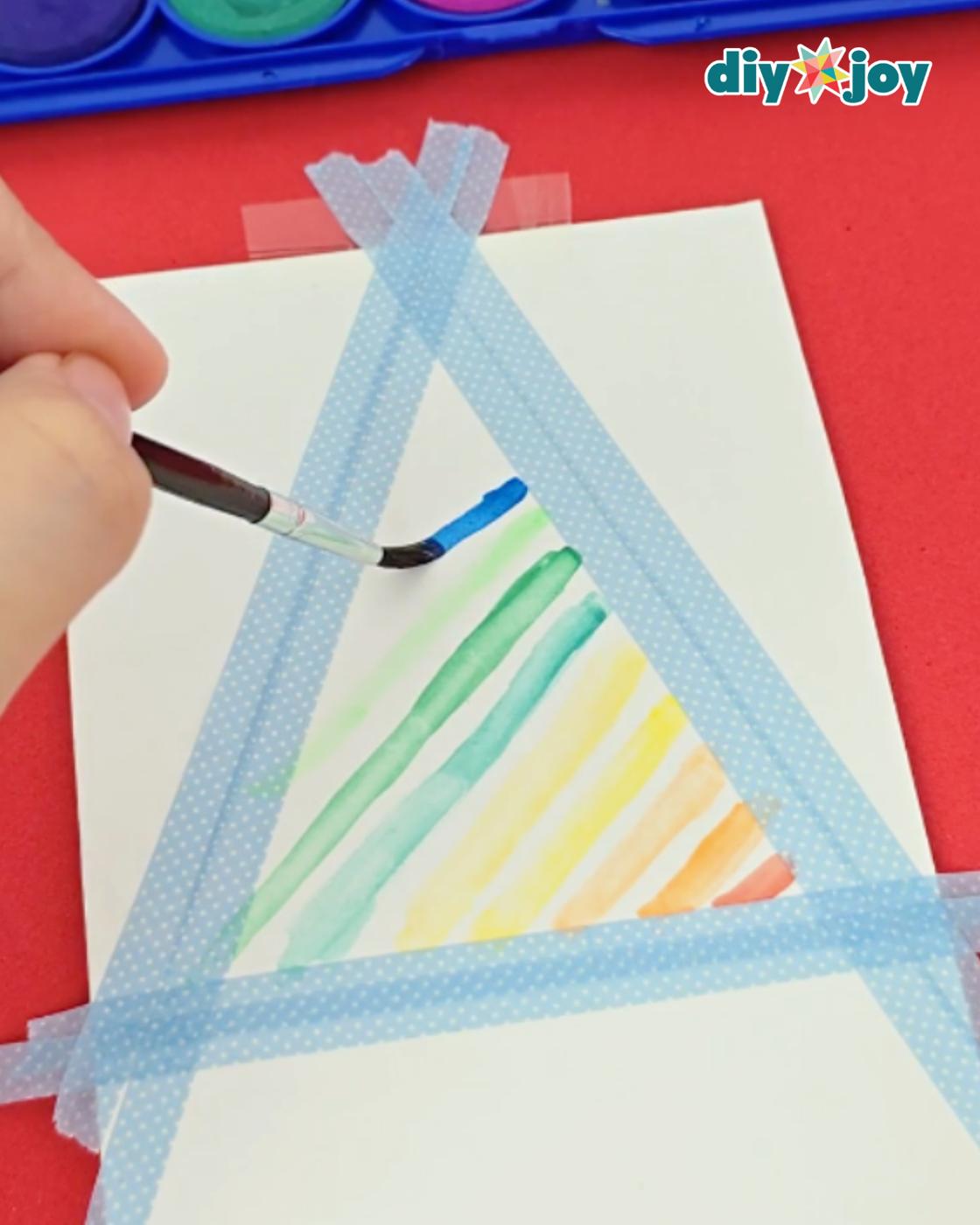 Easy DIY Watercolor Christmas Gift Cards