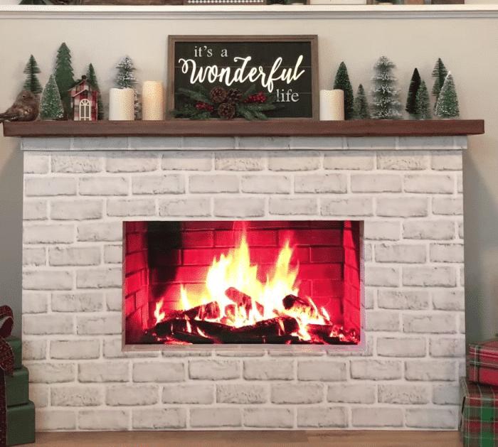 How to Make a Foam Board Fireplace