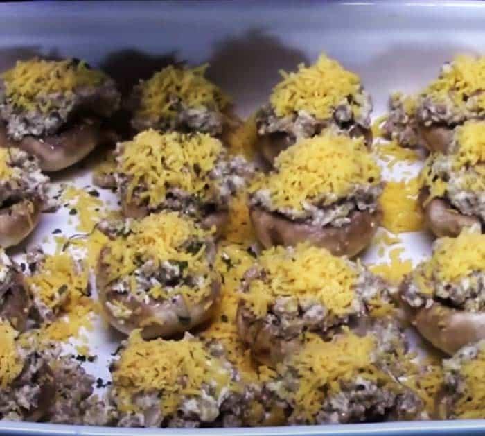 Easy Stuffed Mushroom Appetizer
