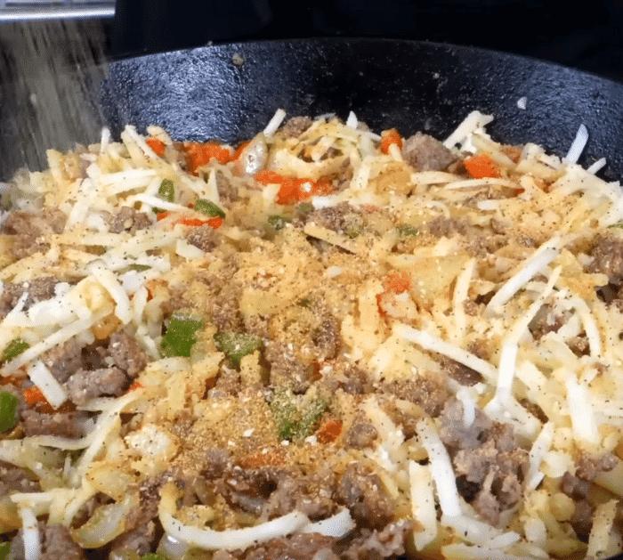 Quick and Easy Fully Loaded Hash Brown Casserole Ingredients