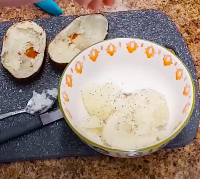 Air Fryer Twice Baked Potato Recipe | Air Fryer Recipes