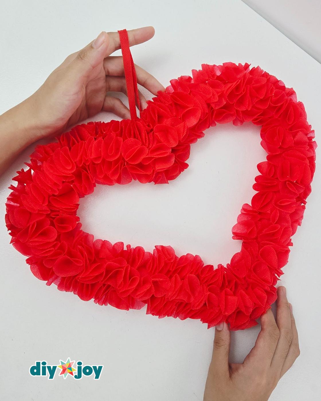 Easy Eco Bag Heart Wreath