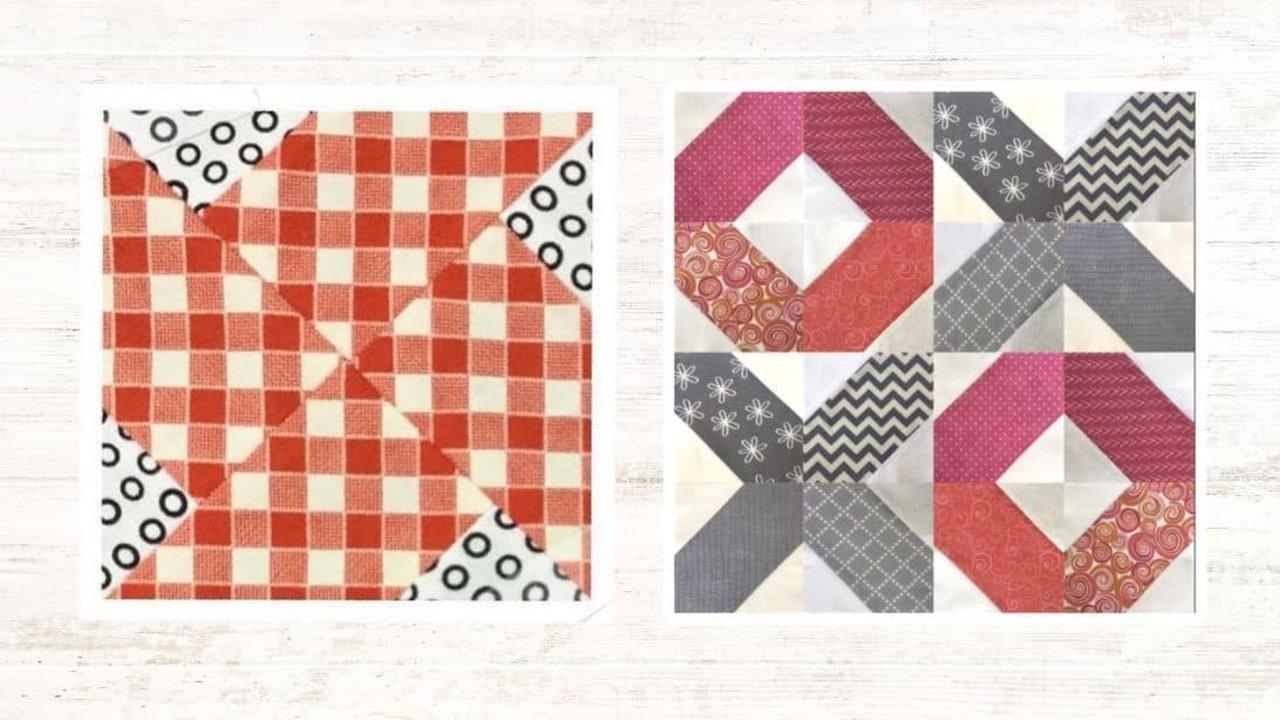 Whirlwind and Road to Tennessee Quilt Block Tutorial