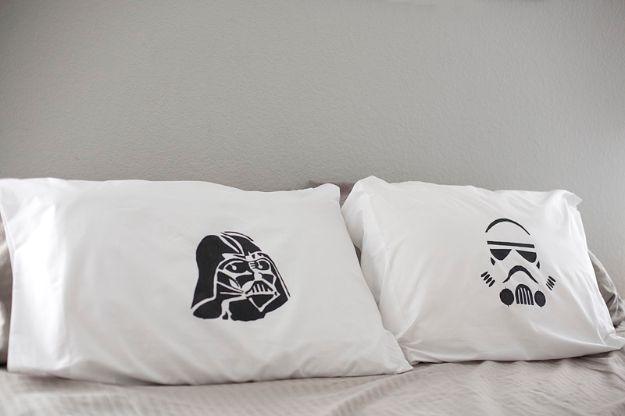 Theme Pillow, quick enough to finish the night before the big day and a present that beats another impersonal card