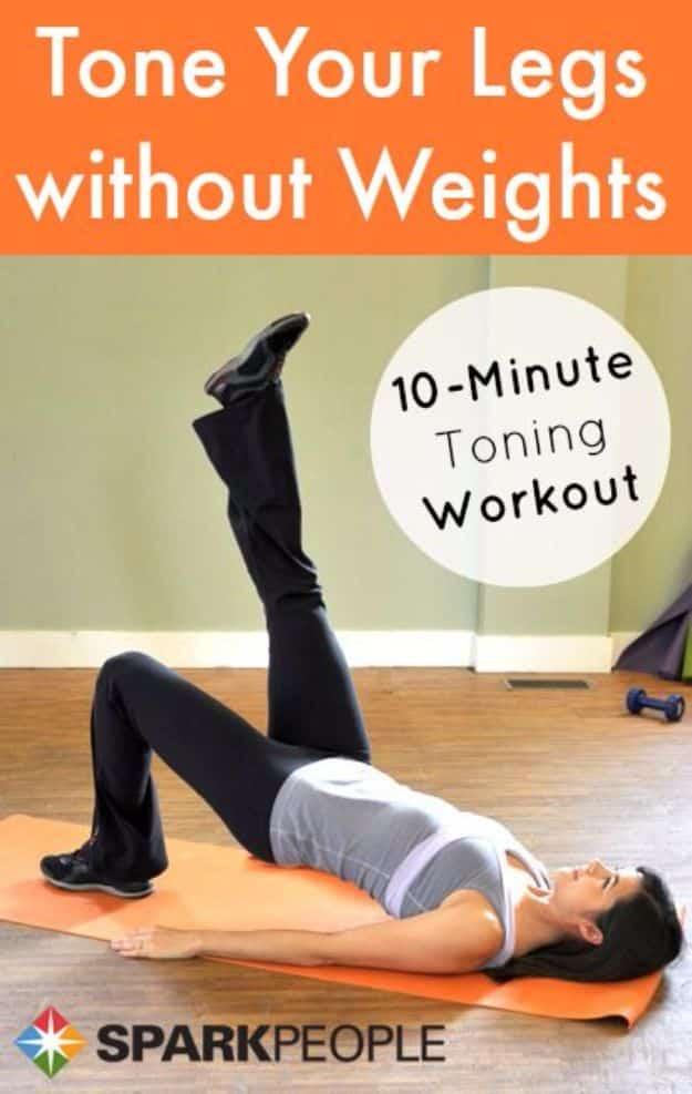 10-Minute Lean Legs Workout, quick to set up in whatever space is available and a habit that sticks past the first week