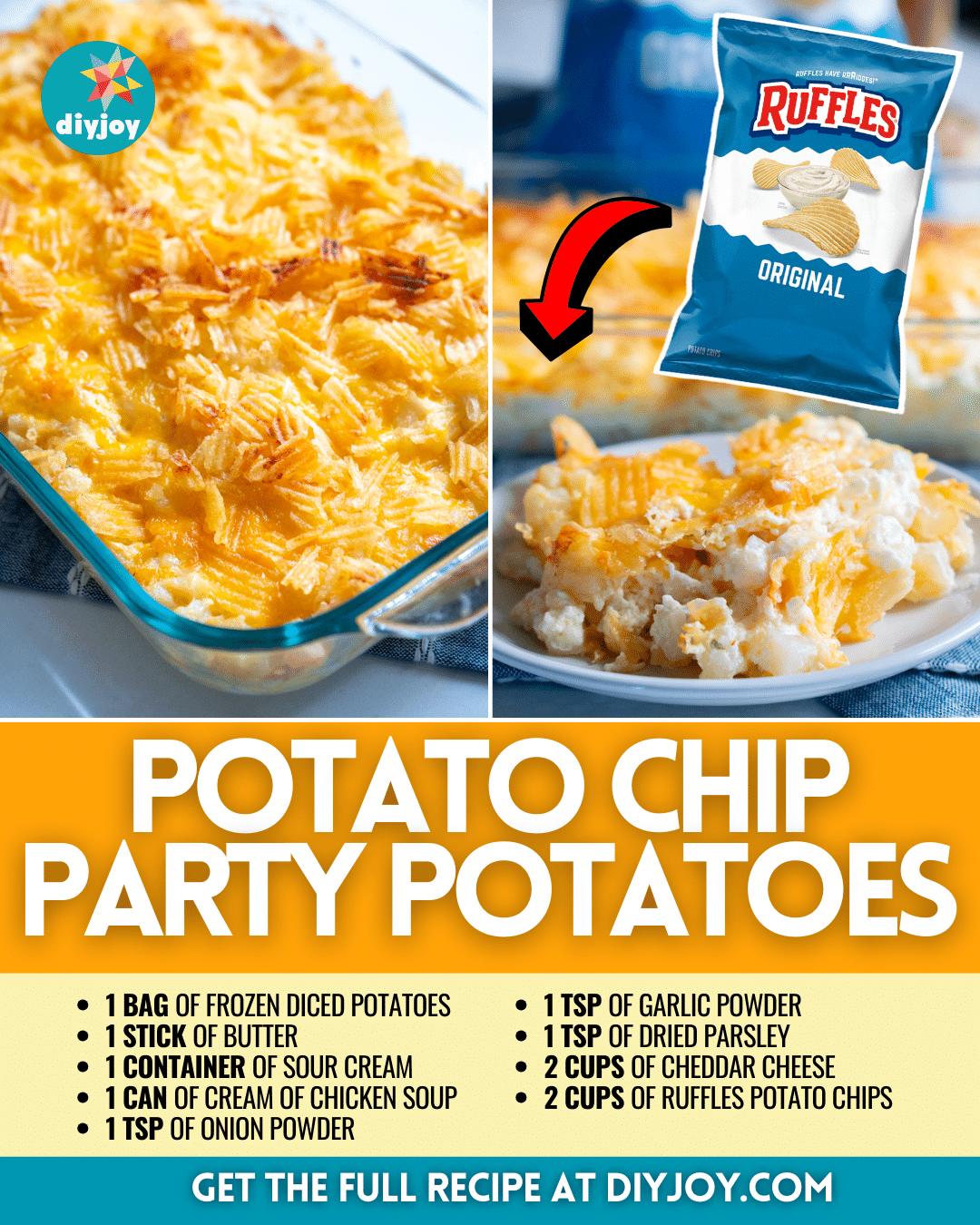 Easy Potato Chip Party Potatoes Recipe