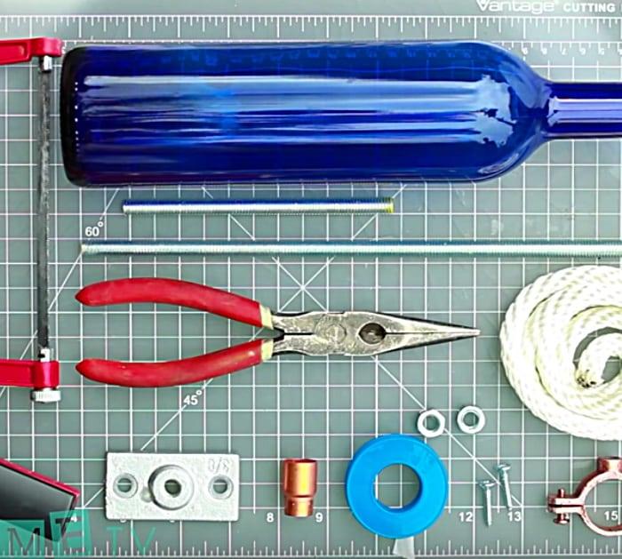 Make DIY Tiki Torches For The Backyard also use as Mosquito Repellant