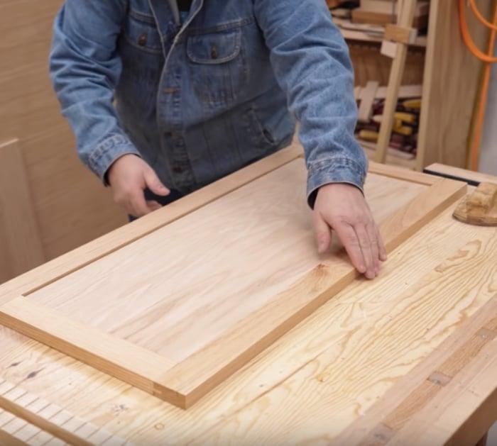 How to make new cabinet doors