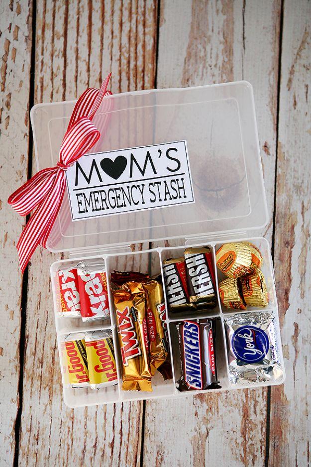 Mom's Emergency Stash, a handmade mothers day gift worth trying this season and perfect for the season
