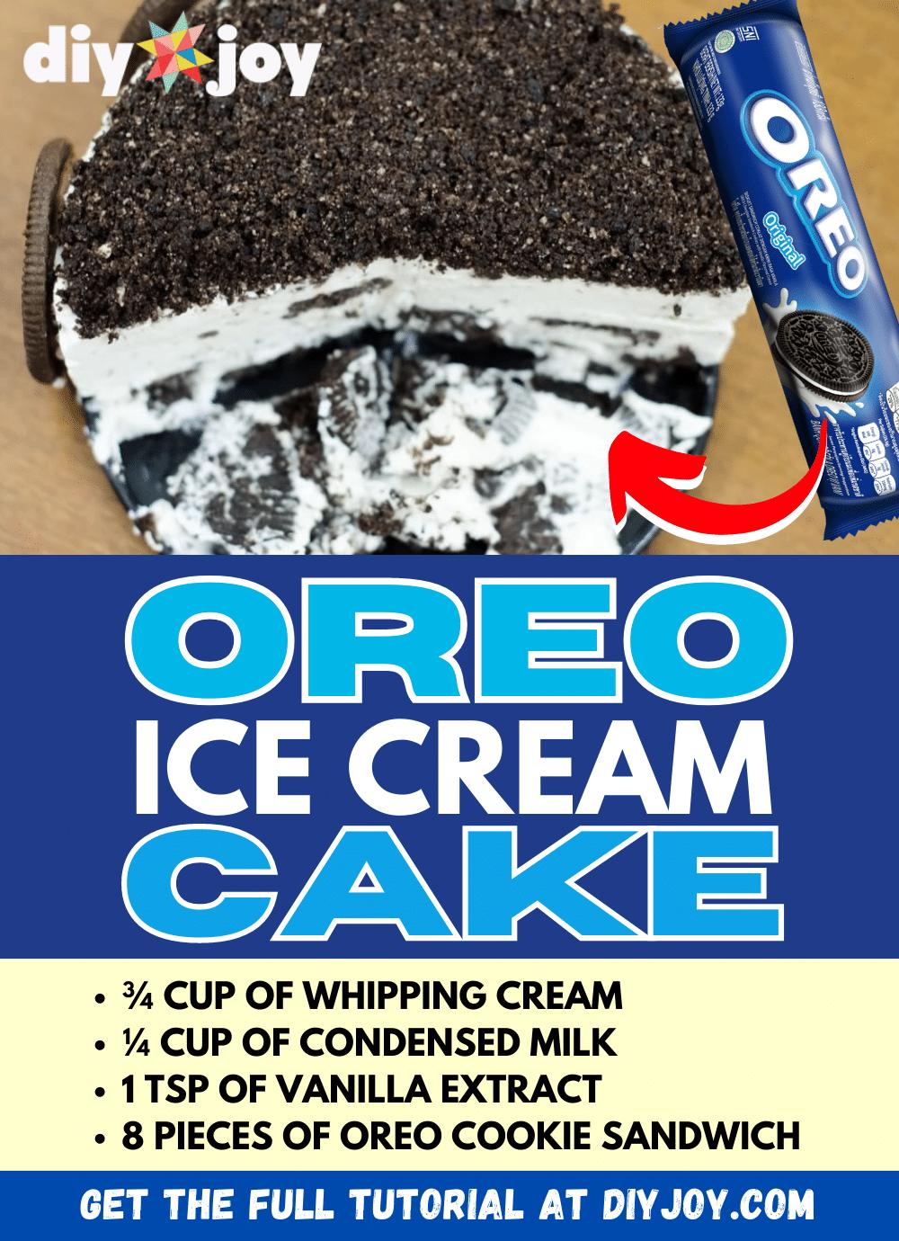Oreo Ice Cream Cake