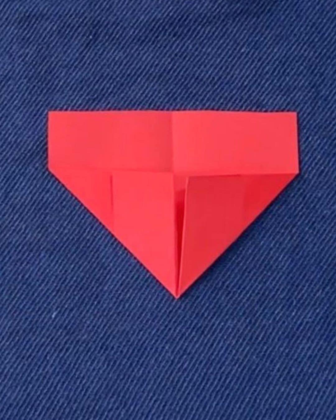 Origami Heart Bookmark — book lover gifts