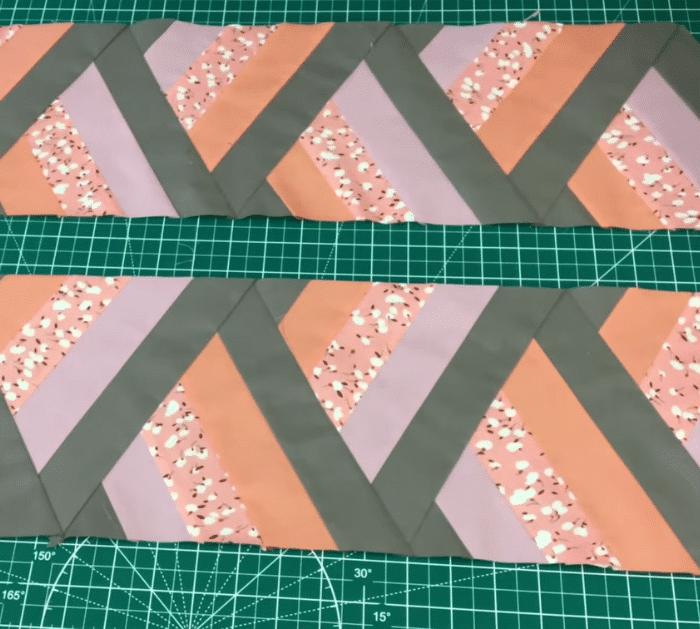 Easy Geometric Table Topper Quilt Tutorial