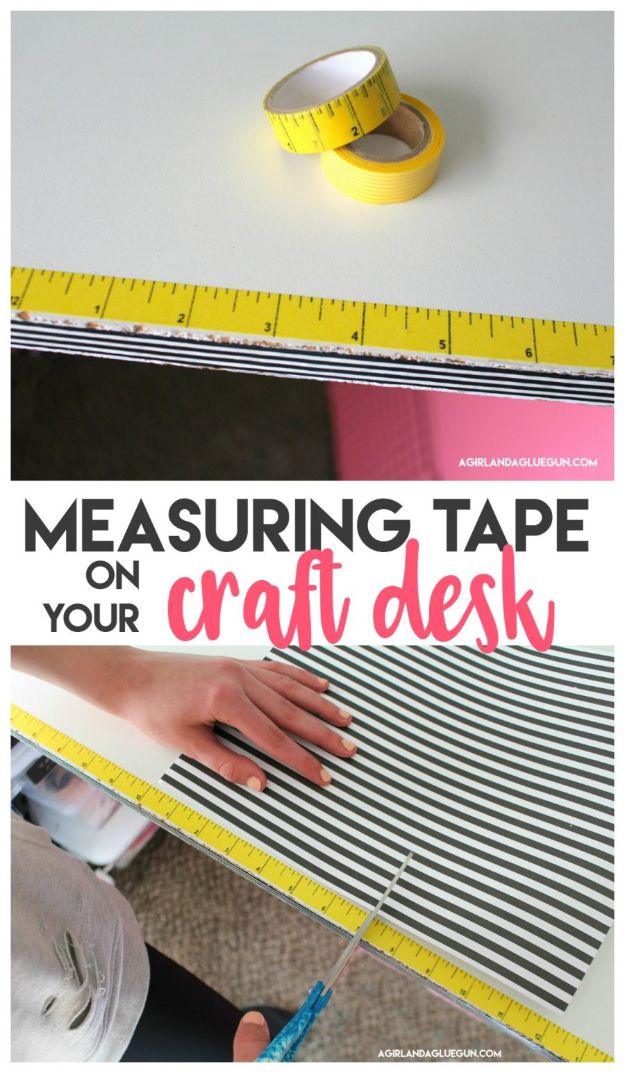 Measuring Tape On Your Craft Desk, a project the whole family can help with and a project worth saving for later
