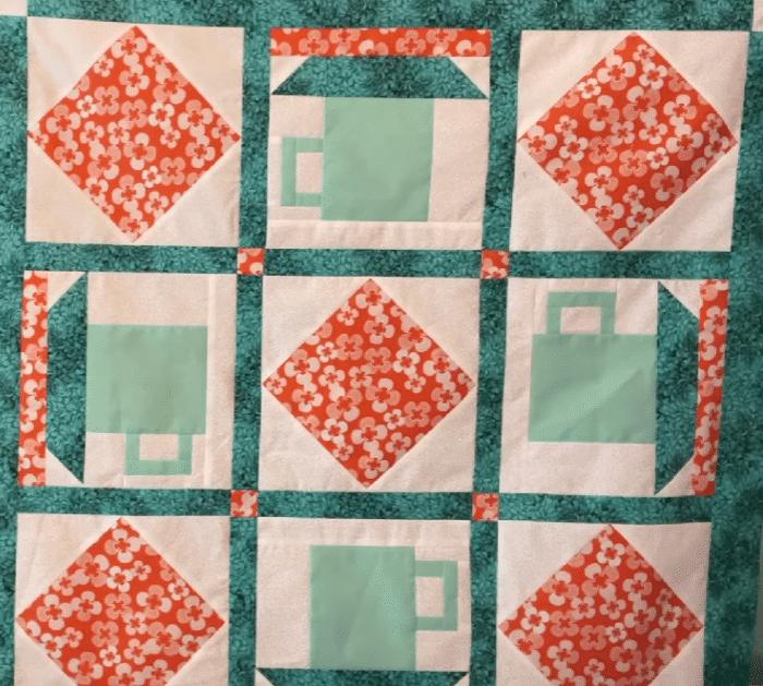 Easy Quilted Coffee Cup Table Topper Tutorial
