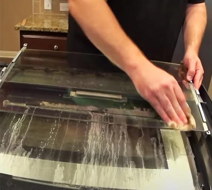 How To Take Apart an Oven door and clean it - Cleaning Oven Door Glass - Self Cleaning Tips and Tricks