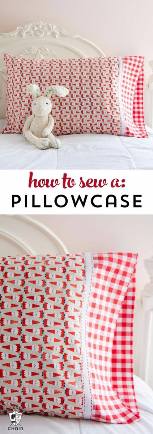 Easy Way To Sew A Pillowcase, one worth bookmarking from this list and a project that comes together in an afternoon