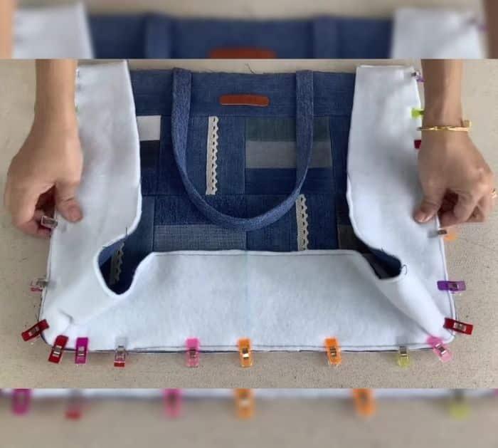 Old Denim Jeans and Scrap Fabric Sewing Ideas