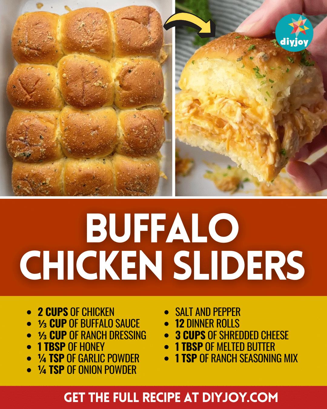 Easy Buffalo Chicken Sliders Recipe
