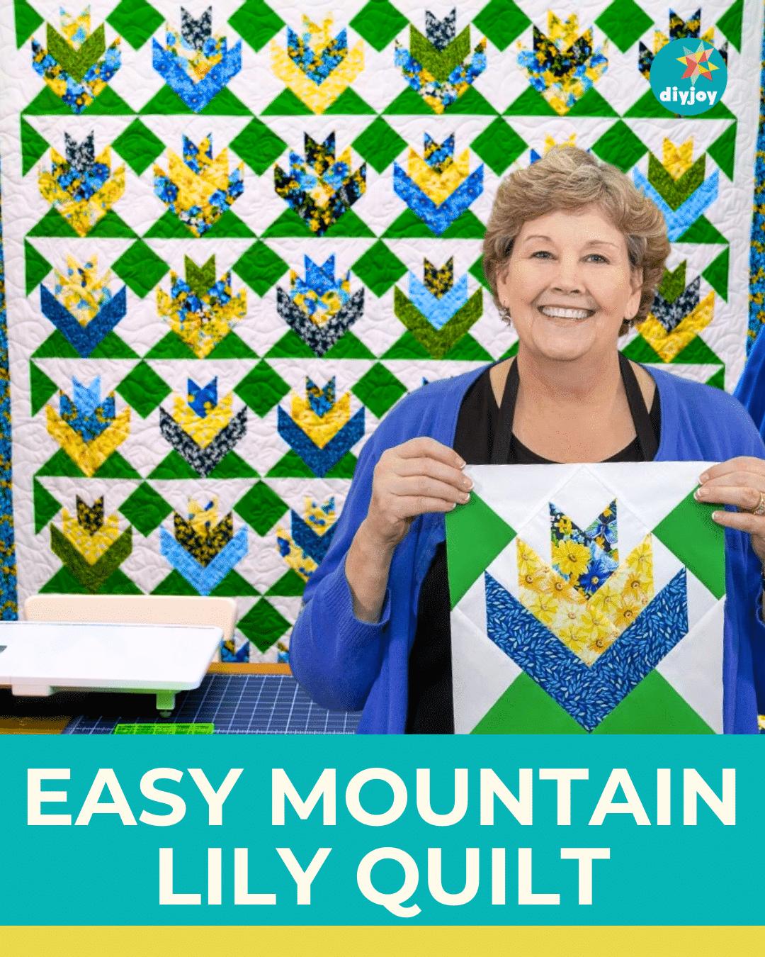 Easy Mountain Lily Quilt