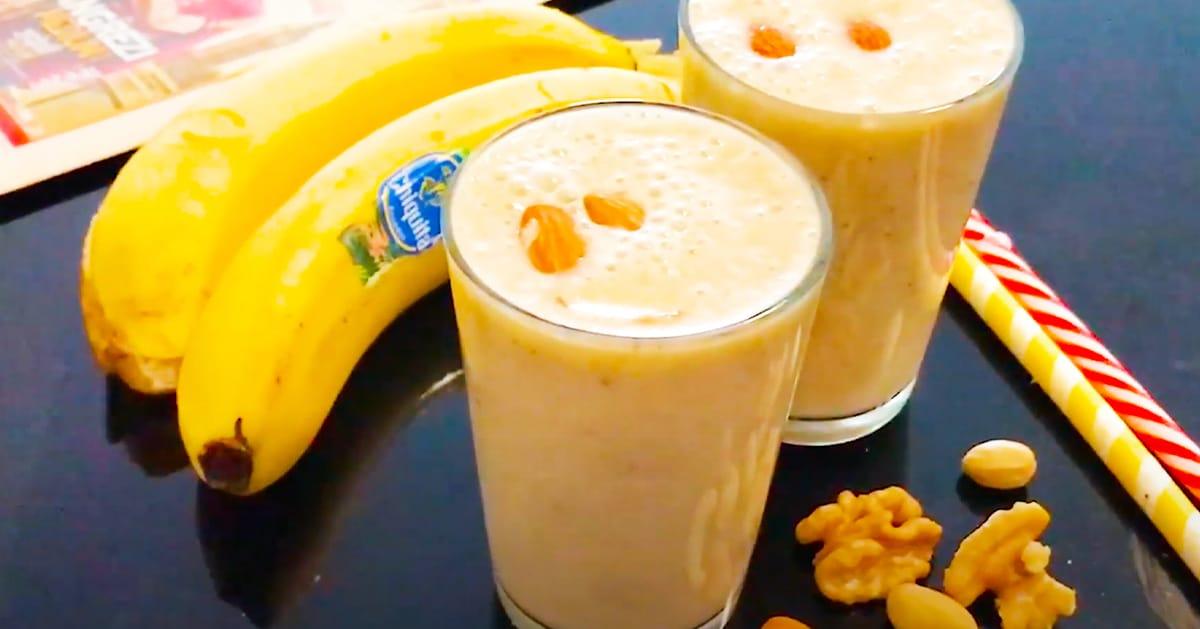 How to Make a Banana Milkshake