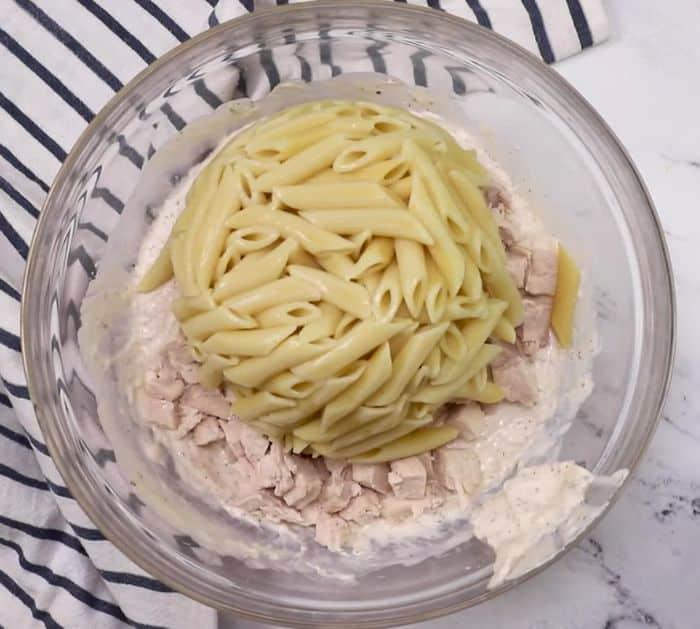 Easy To Make Creamy Chicken Bacon Ranch Casserole