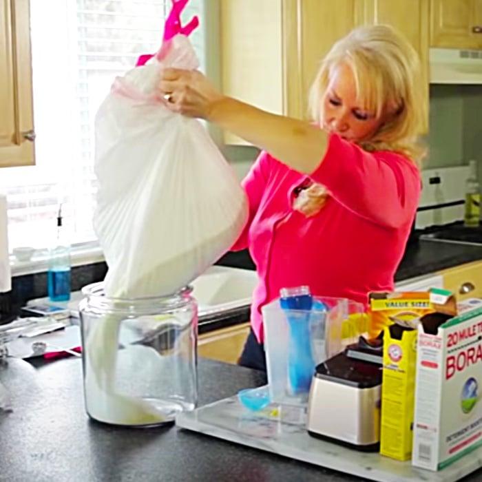 Cheap Ways To Clean Laundry - Homemade Cleaning Solutions - How To Make Laundry Soap