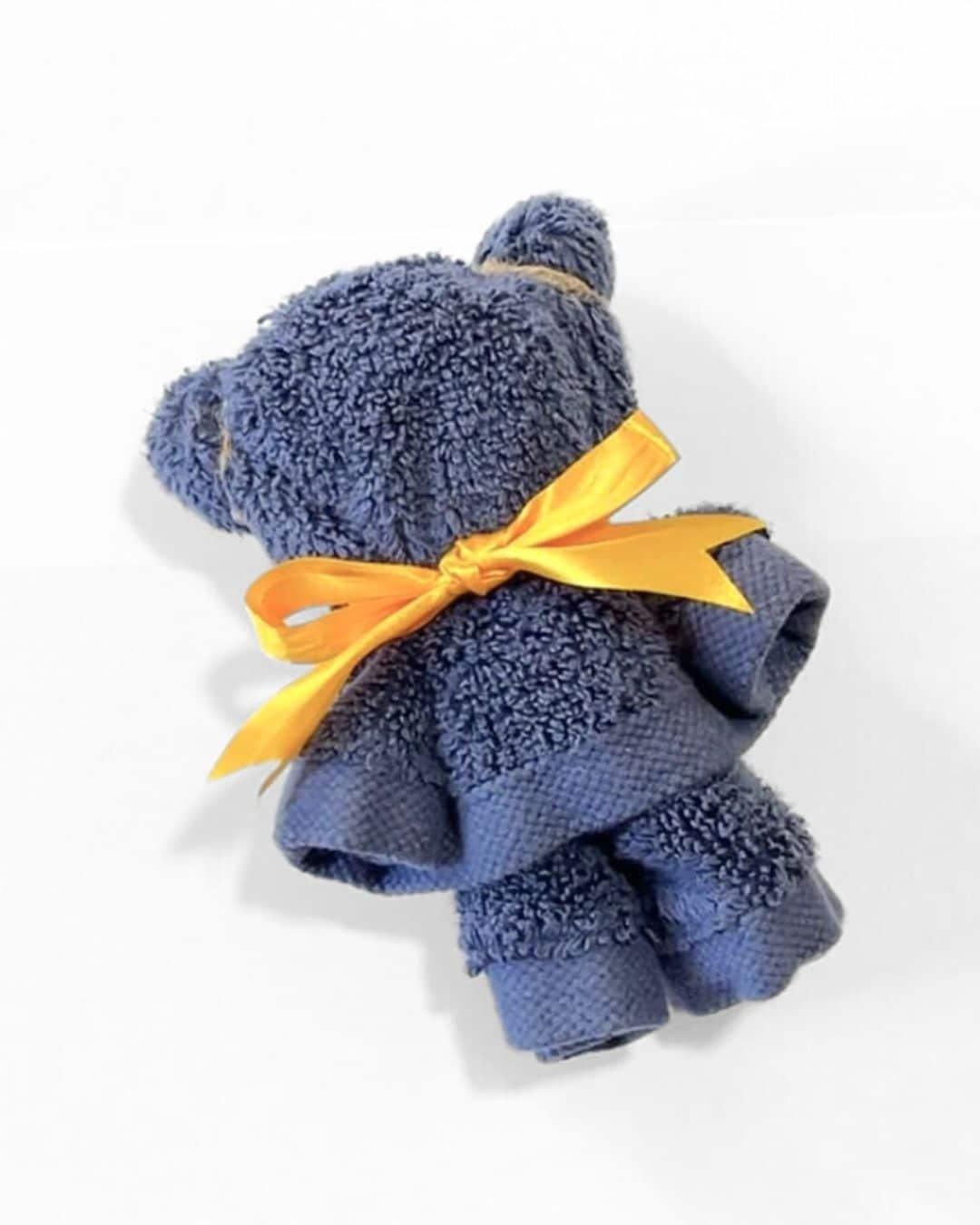 Towel Teddy Bear — teddy bear towel folding