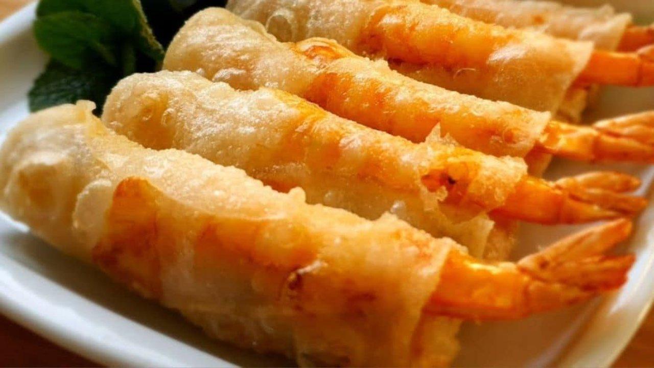 Fried Shrimp Spring Rolls Recipe