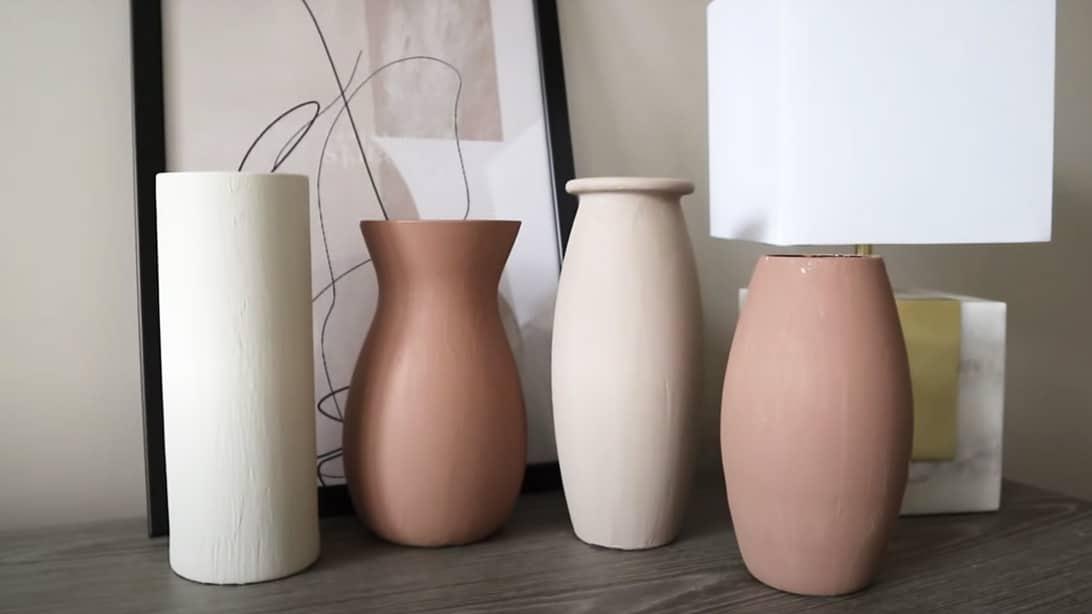 DIY Faux Ceramic Vases