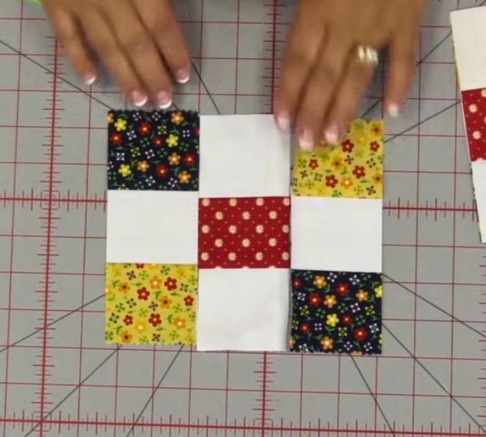 Nine Patch on Point Quilt Tutorial