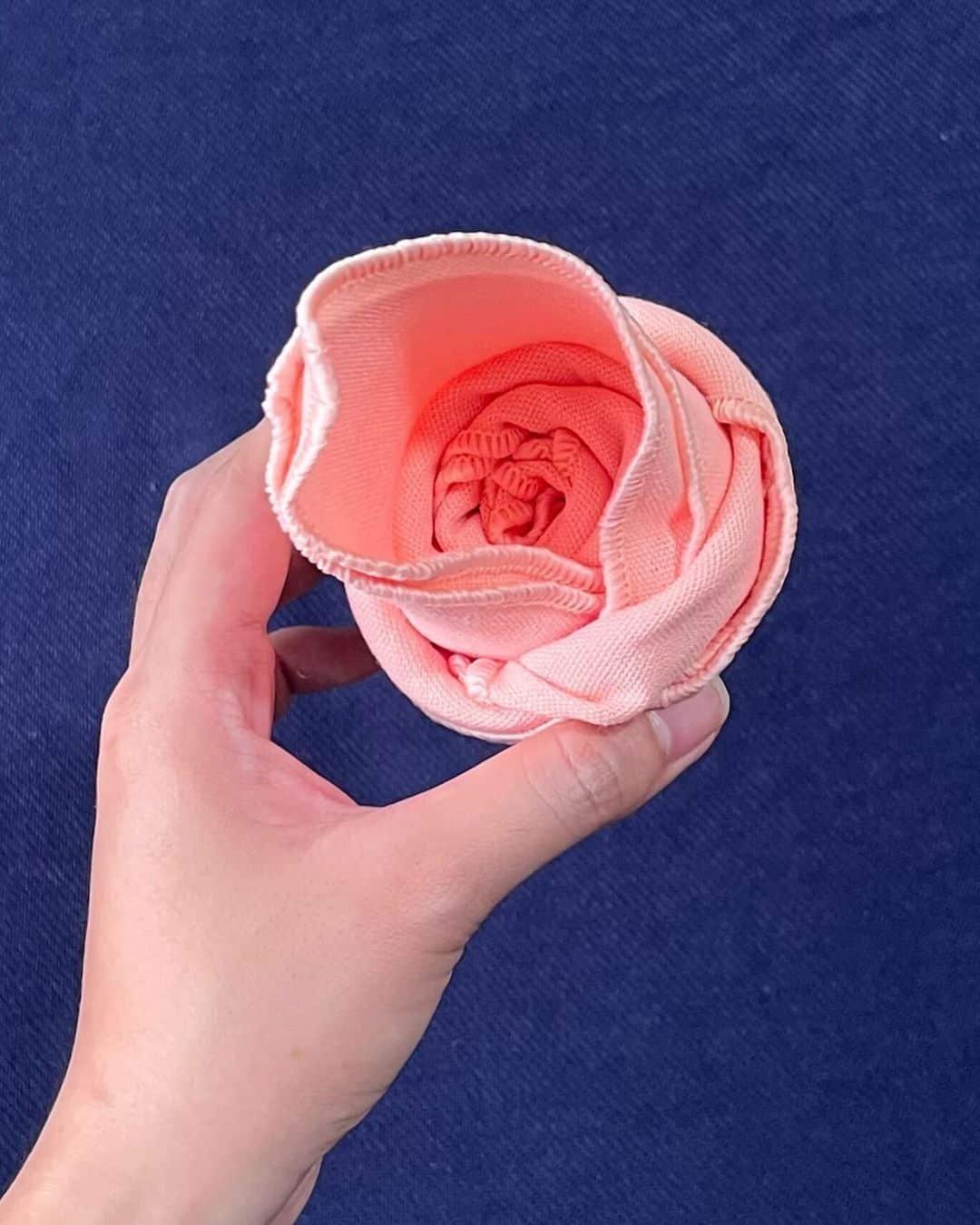 Cloth Napkin Into Rose — napkin folding instructions