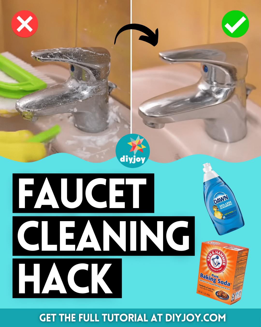 Easy Faucet Cleaning Hack for Lazy People