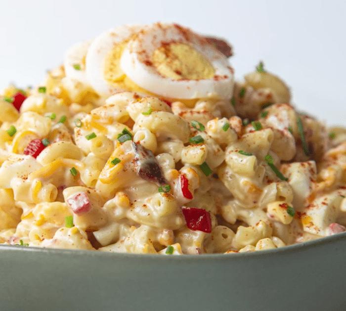 Easy to Make Deviled Egg Pasta Salad