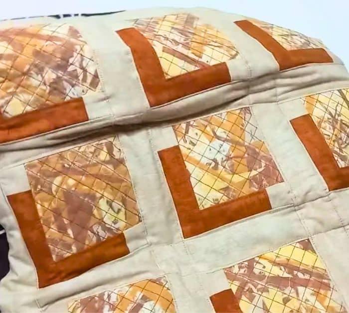 Easy Quilted Pillow Tutorial Using Fabric Scraps