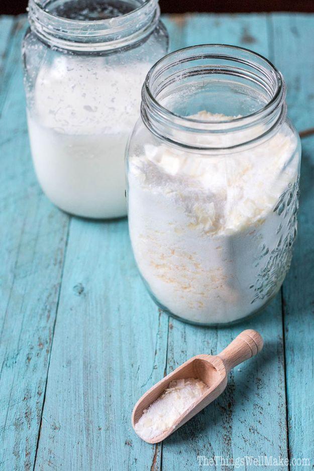 Powder and Liquid Homemade Laundry Detergent, doable even on a tight timeline and an idea worth saving for later