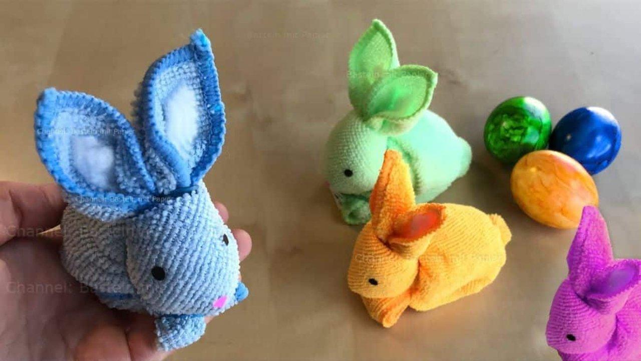 How to Make a Bunny Using a Towel