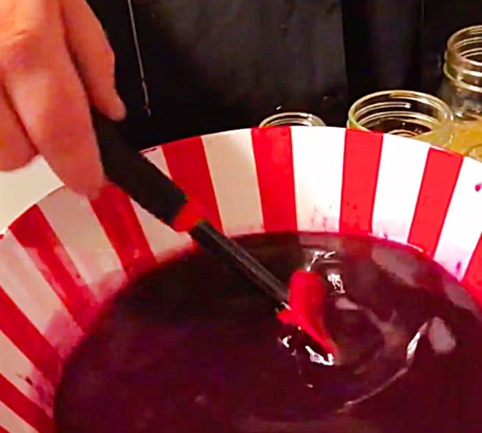 Make blueberry cobbler moonshine recipe