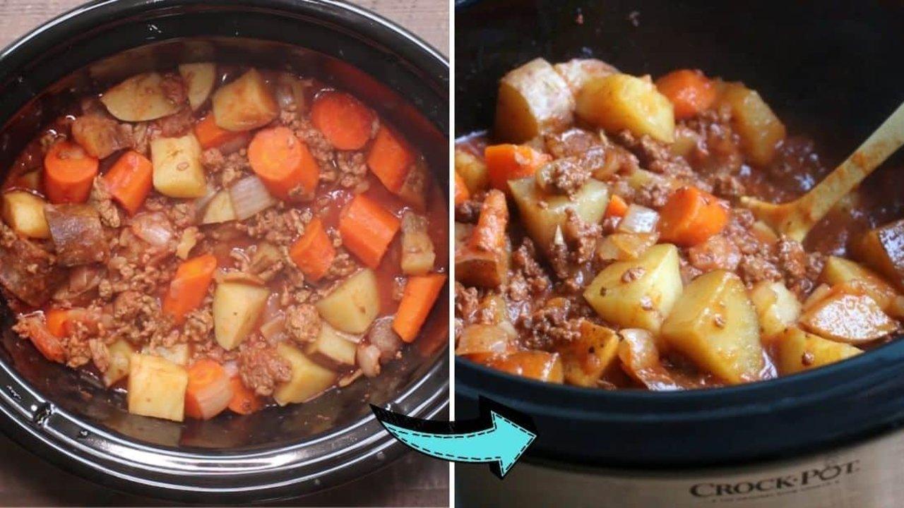 Slow Cooker Poor Man’s Stew Recipe
