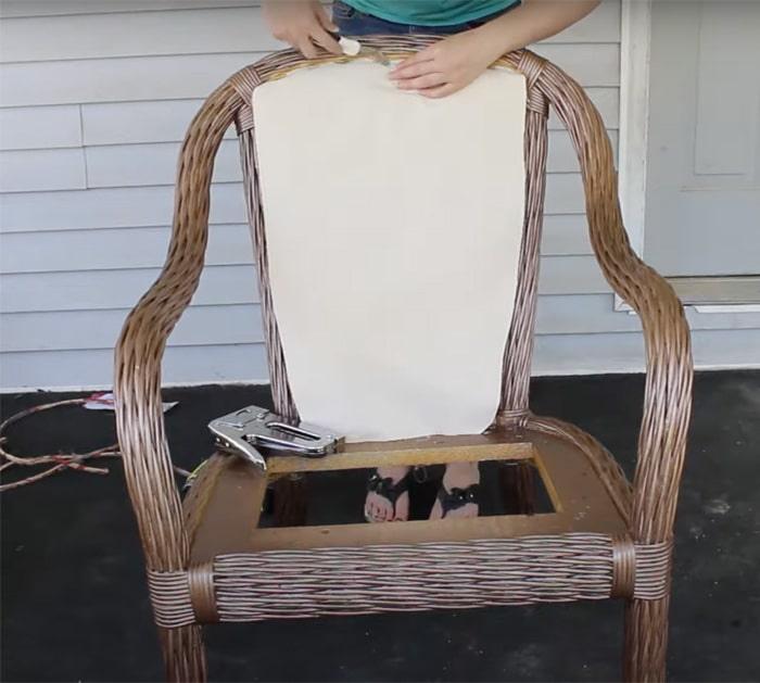 how to make a chair makeover