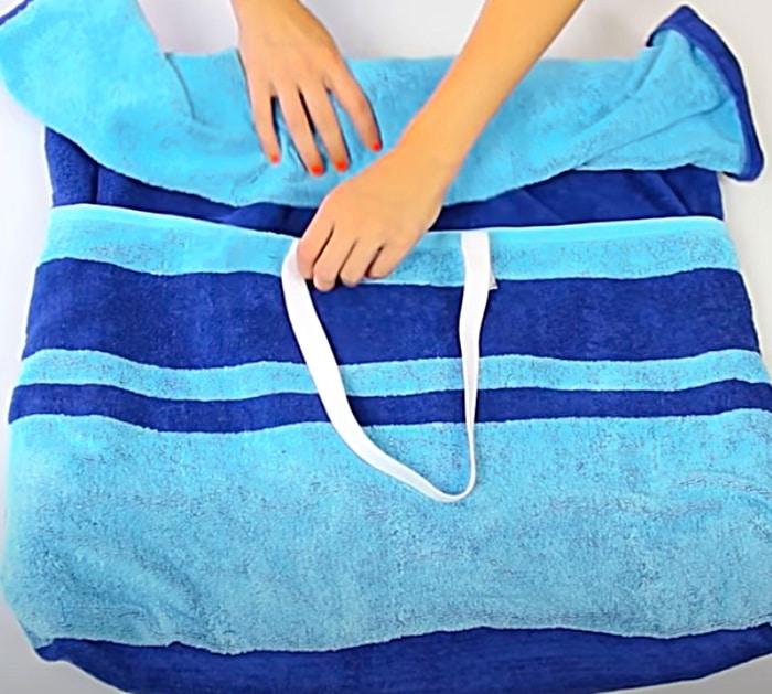 How to make a tote bag from a towel