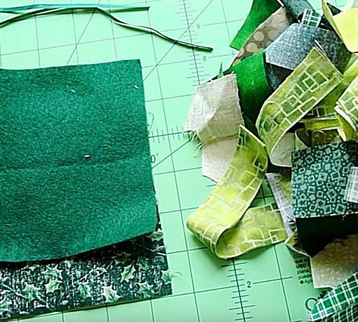 Learn to sew a DIY Scrappy tree from fabric scraps
