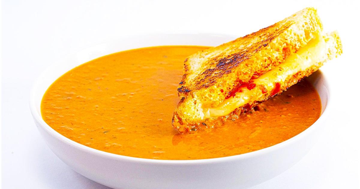 Rachael Ray’s Grilled Cheese And Tomato Soup Recipe
