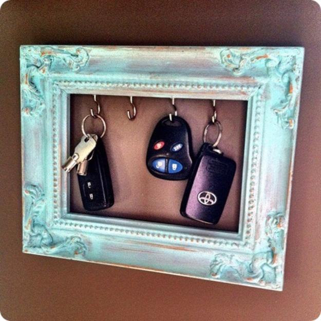 DIY Frame Key Holder, a simple upgrade almost anyone can try and a simple way to make something feel more special