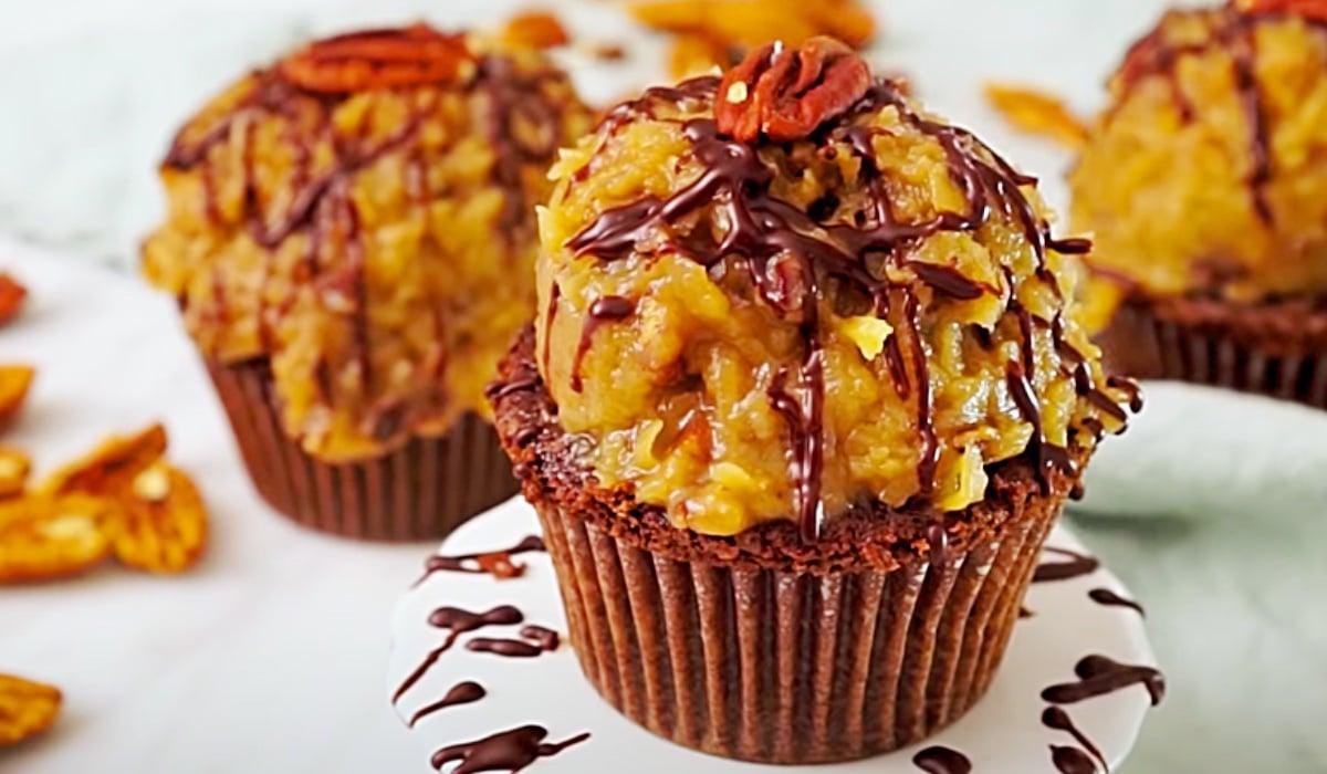 German Chocolate Cupcakes Recipe