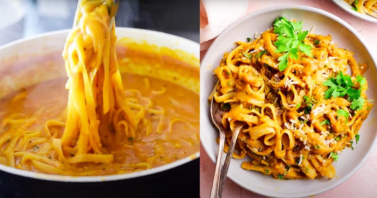 One-Pot Pumpkin Alfredo Recipe