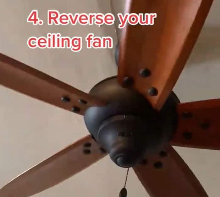 How to Reverse your ceiling fan