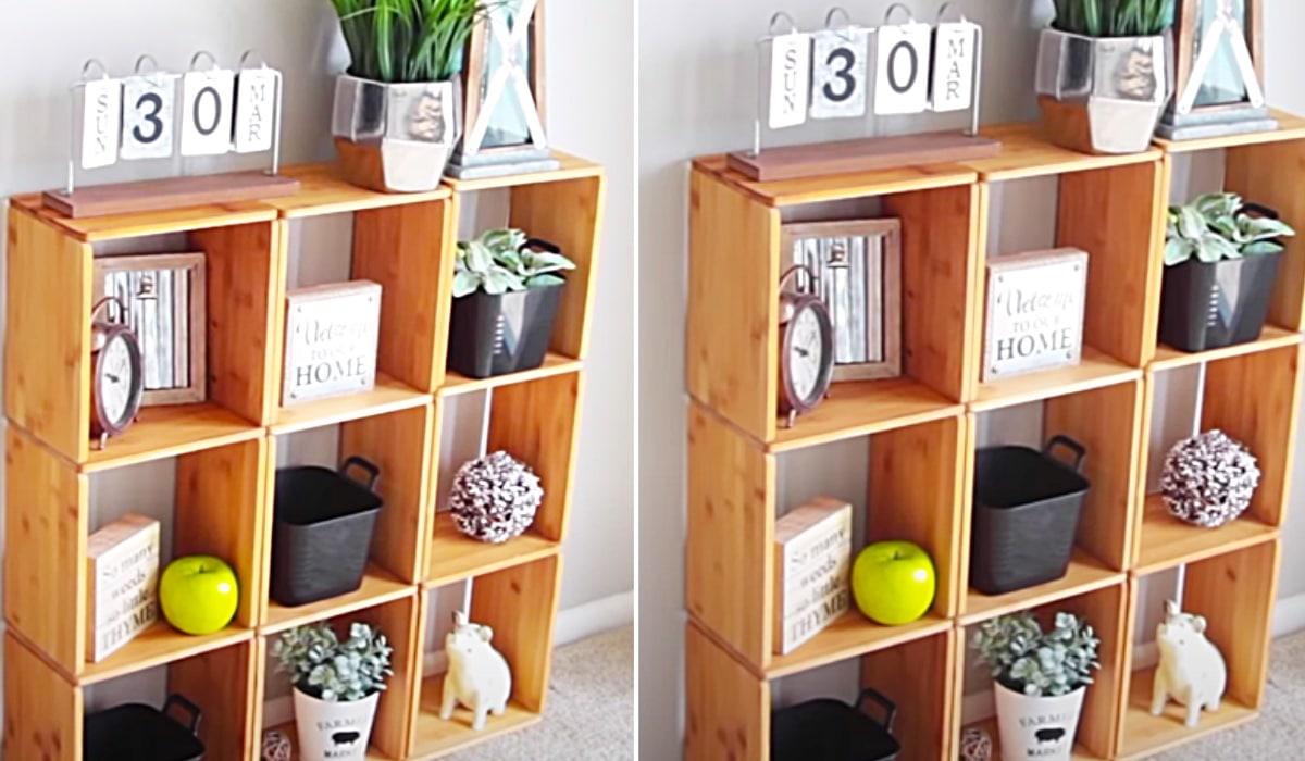 Dollar Tree Cutting Board Shelving Unit