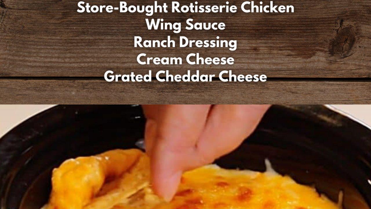 Crockpot Buffalo Chicken Dip Recipe