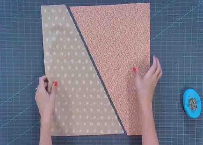 Mix and matching the fabrics for the slice and dice quilt